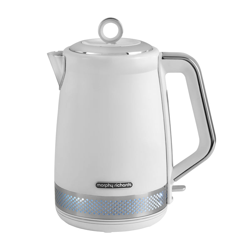 Morphy Richards 108021 Illumination 1.7L Electric Kettle with Rapid Boil - White