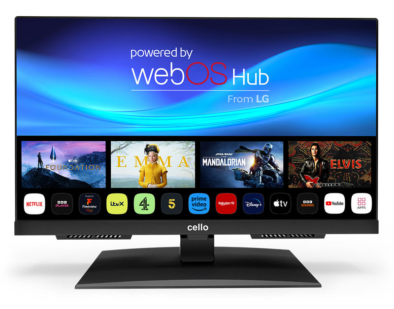 Cello 19″ Smart WebOS HD TV with Freeview Play & Perfect Pitch Sound