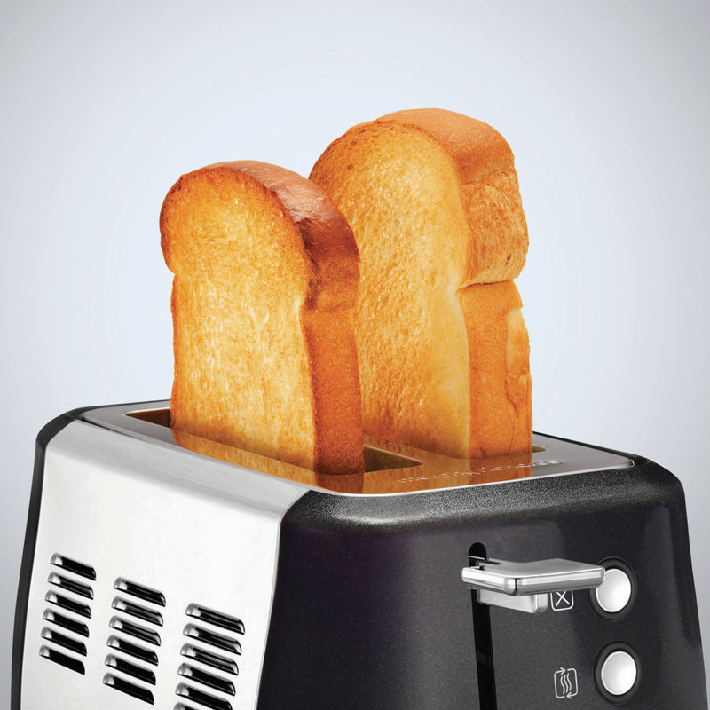 Morphy Richards 224405 Evoke 2 Slice Toaster - Black and Stainless Steel