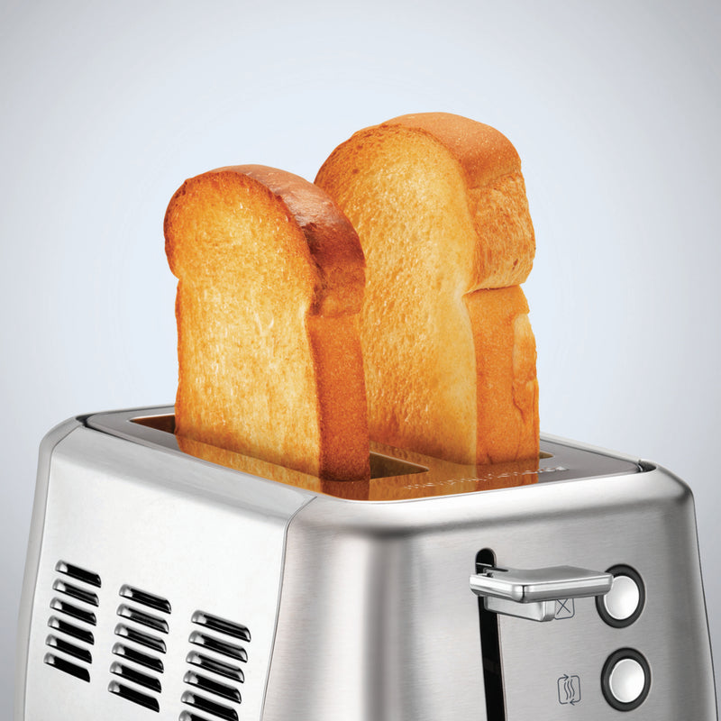 Morphy Richards 224406 Evoke 2 Slice Toaster with Crumb Trays - Stainless Steel