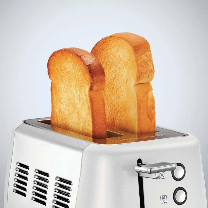 Morphy Richards 224409 Evoke 2 Slice Toaster - White and Stainless Steel