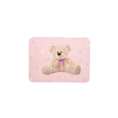 Flair Kids Teddy Super Soft 100% Polyester Playmat with Nonslip Backing