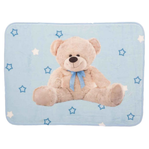 Flair Kids Teddy Super Soft 100% Polyester Playmat with Nonslip Backing