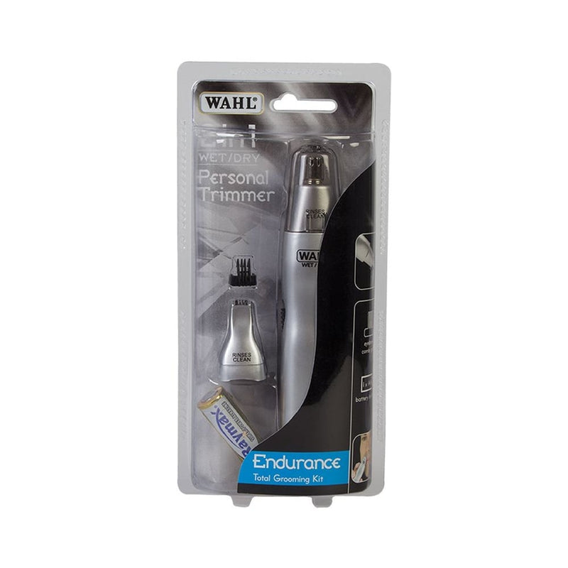 Wahl 2-in-1 Wet & Dry Personal Trimmer, Nose Trimmer and Facial Hair Trimmer