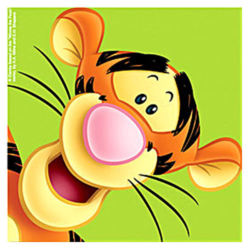 Tigger Pack of 20 Childrens Party Paper Napkin Serviettes