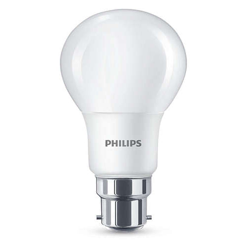 Philips 8 - 60W Frosted B22 Bayonet LED Bulb 806lm - Warm White