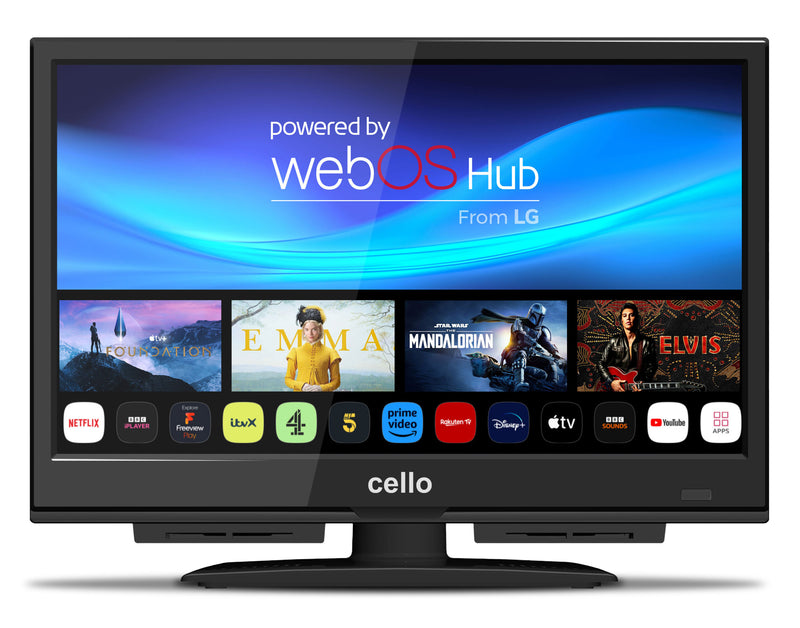 Cello 16″ Smart WebOS Full HD TV with Freeview Play & Perfect Pitch Sound