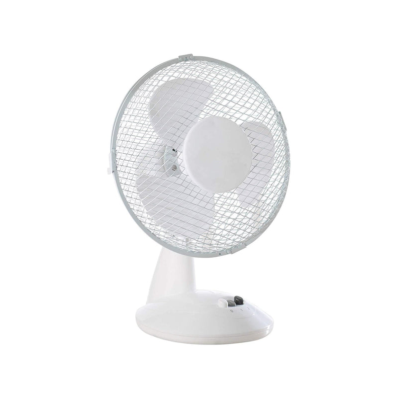 Fine Elements 9" Inch Oscillating Lightweight Desk Fan, 2 Speed Settings