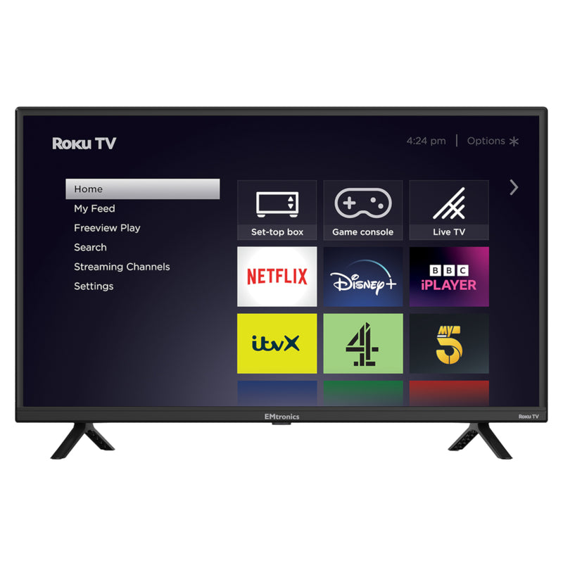 EMtronics Roku TV Smart 32" HD Ready with Freeview Play and Apps