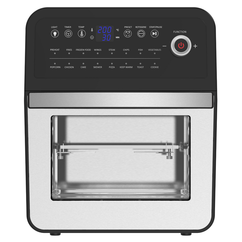 EMtronics 12L Digital Air Fryer Oven - Silver