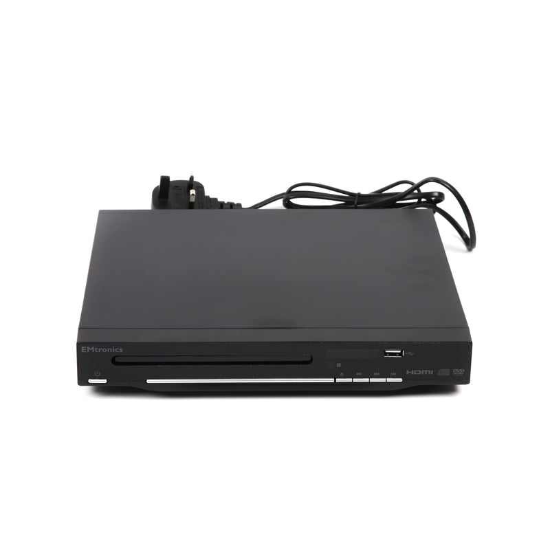 EMtronics DVD Player with HDMI and AV Cables