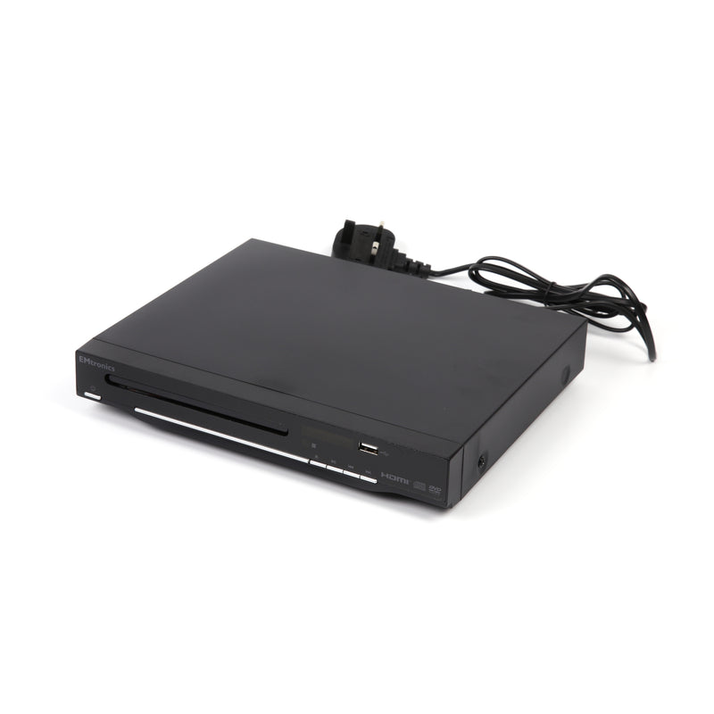 EMtronics DVD Player with HDMI and AV Cables