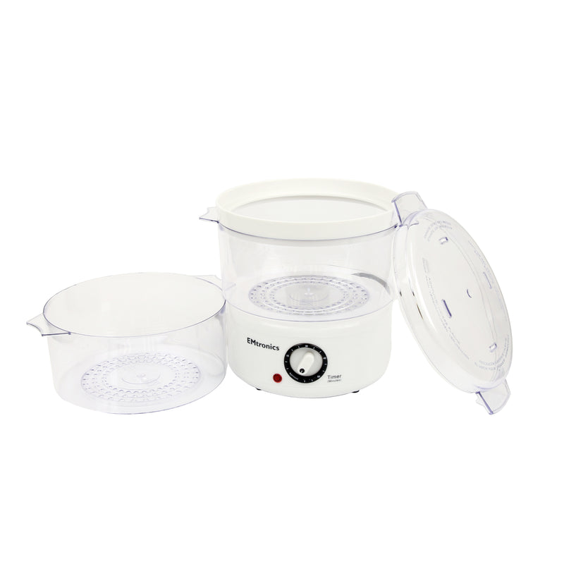 EMtronics 2 Tier Food Steamer - 4 Litre