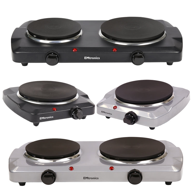 EMtronics Portable Hobs, Hotplate, Stove with Temperature Control