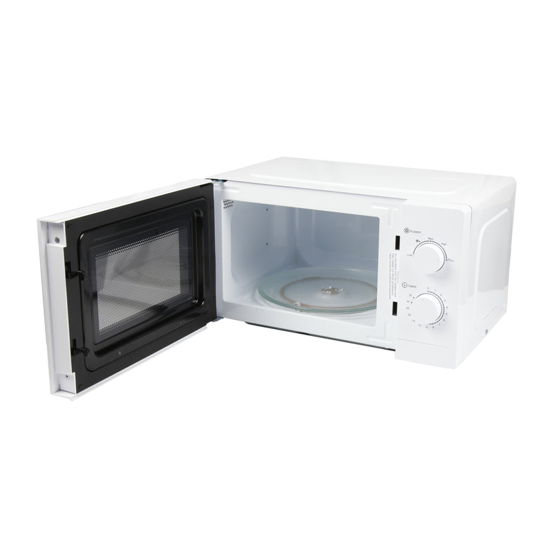 EMtronics 20 Litre White Microwave 700W With Defrost Settings