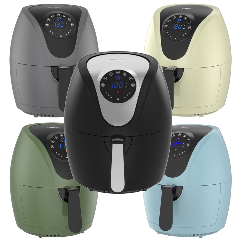 EMtronics 4.5 Litre Digital Air Fryer with 60 Minute Timer - Various Colours