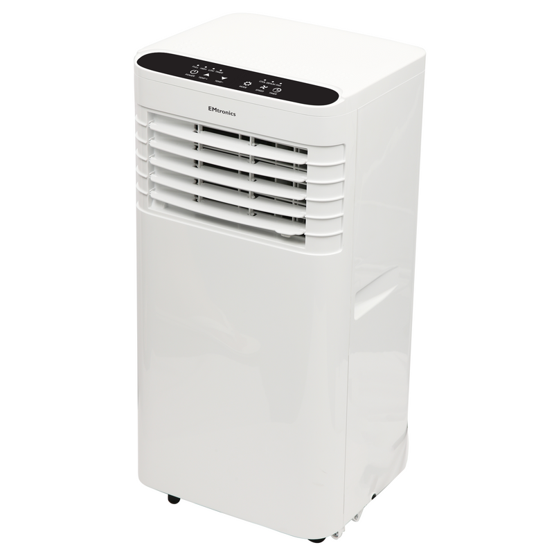 EMtronics 7K BTU Portable Air Conditioner Dehumidifier Fan and Window Vent Kit