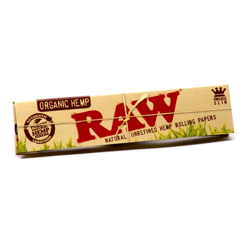Raw Organic Natural Hemp King Size Slim Rolling Papers