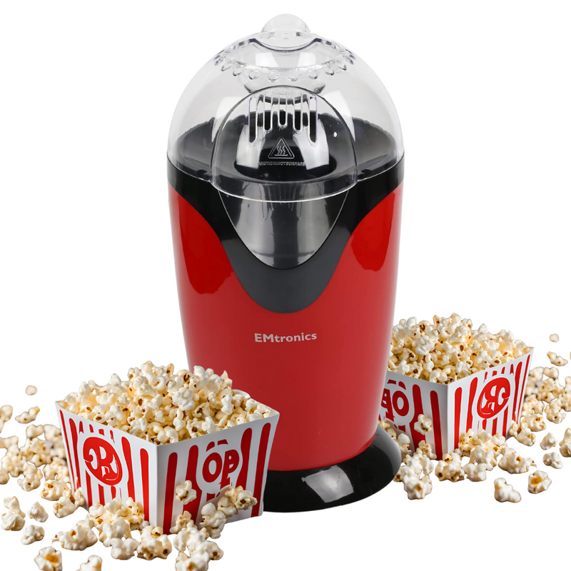 EMtronics EMPM21 Electric Popcorn Maker - Red