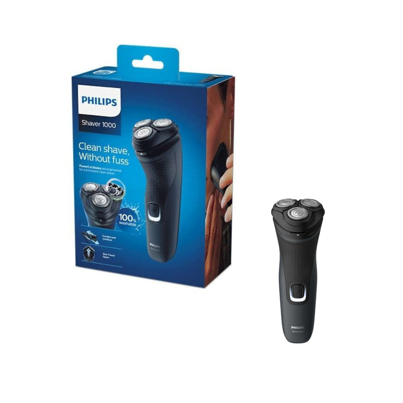 Philips S1133/41 Series 1000, Dry Electric Shaver with PowerCut Blades