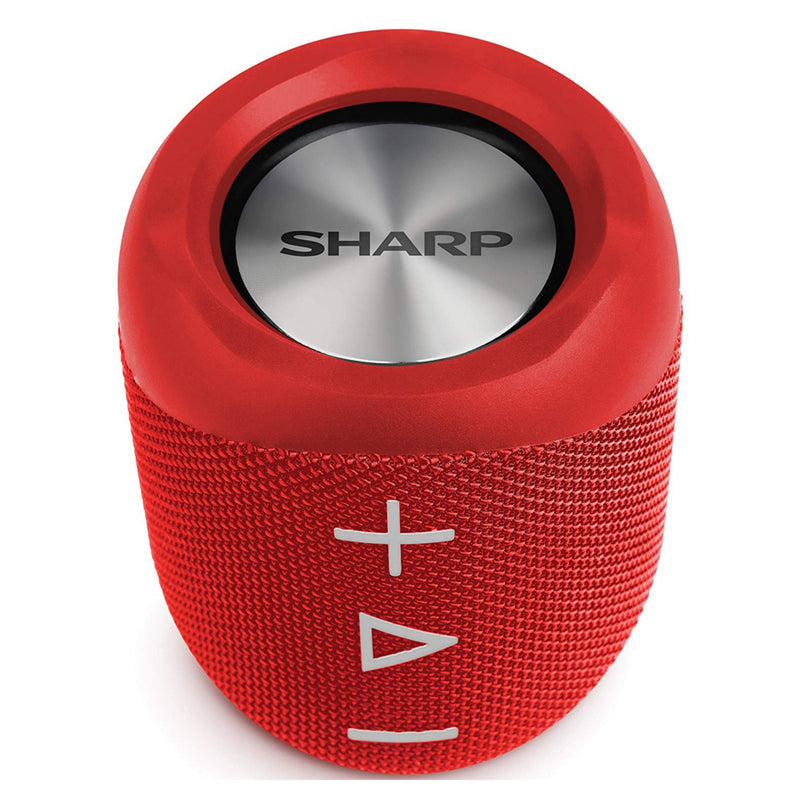 Sharp GX-BT180(RD) Red 14W Splashproof Rechargeable Portable Bluetooth Speaker