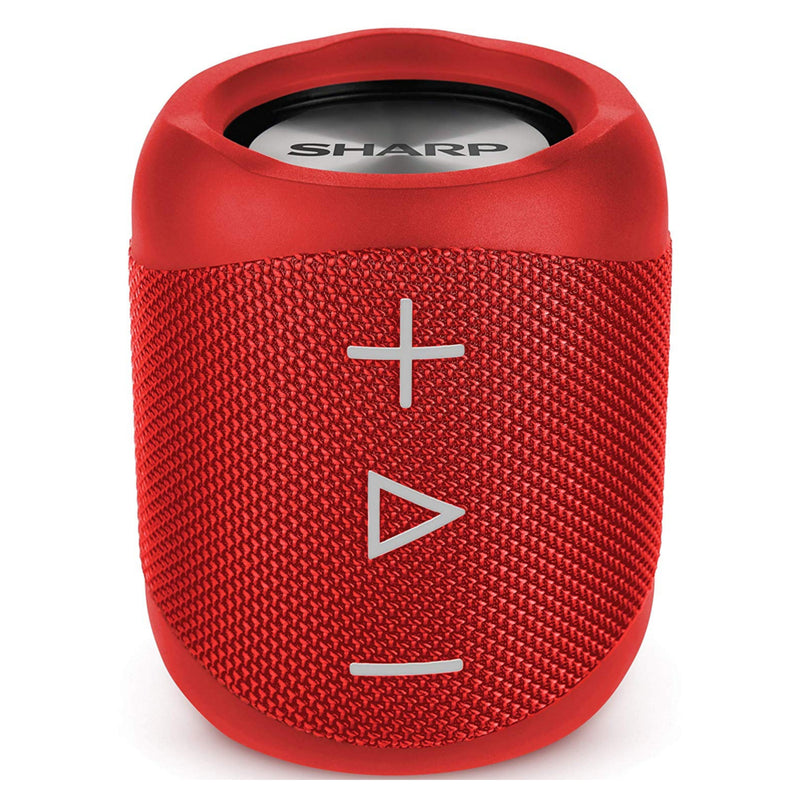 Sharp GX-BT180(RD) Red 14W Splashproof Rechargeable Portable Bluetooth Speaker