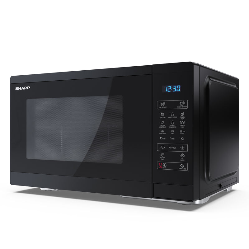 Sharp Black 25L 900W Microwave with 1000W Grill