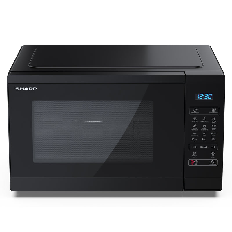 Sharp Black 25L 900W Microwave with 1000W Grill