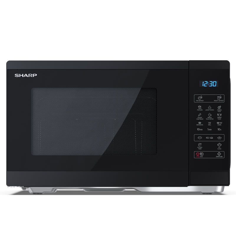 Sharp Black 25L 900W Microwave with 1000W Grill