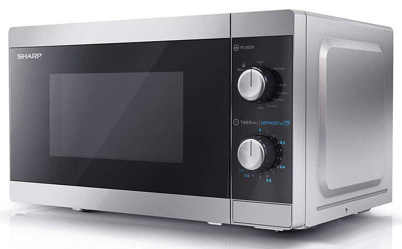 Sharp YC-MG01U-S 20L 800W Microwave with 1000W Grill