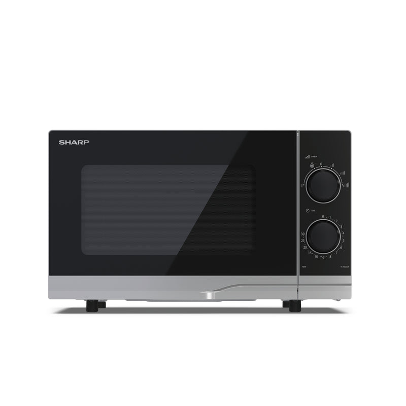 Sharp YC-PS201AU-S 20L 700W Microwave Oven with Manual Control - Silver