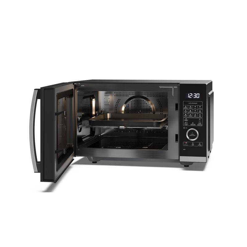 Sharp YC-QC254AU-B 25L 900W Microwave Oven with Grill and Convection - Black