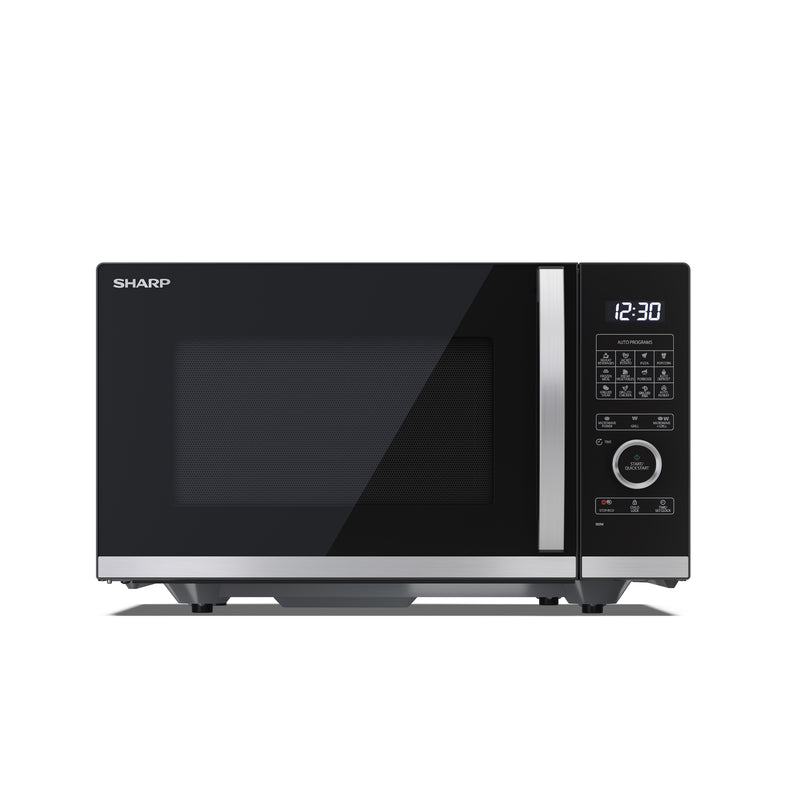 Sharp YC-QG254AU-B 25L 900W Microwave Oven with 1000W Grill Function - Black