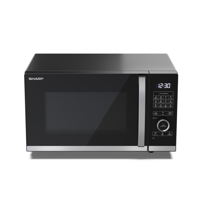 Sharp YC-QG254AU-B 25L 900W Microwave Oven with 1000W Grill Function - Black